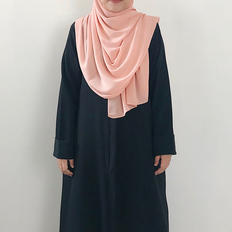 Textured Chiffon : Salmon