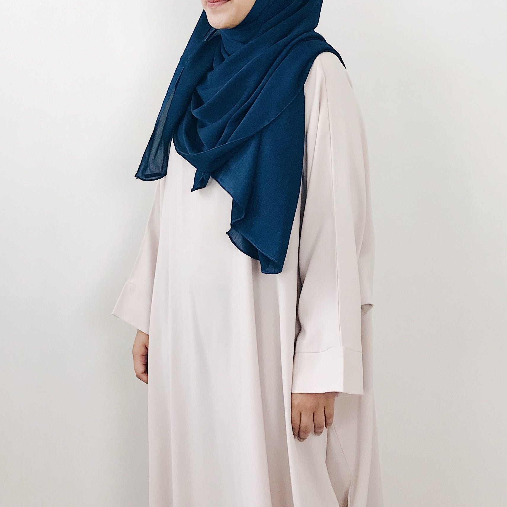 Textured Satin : Cobalt