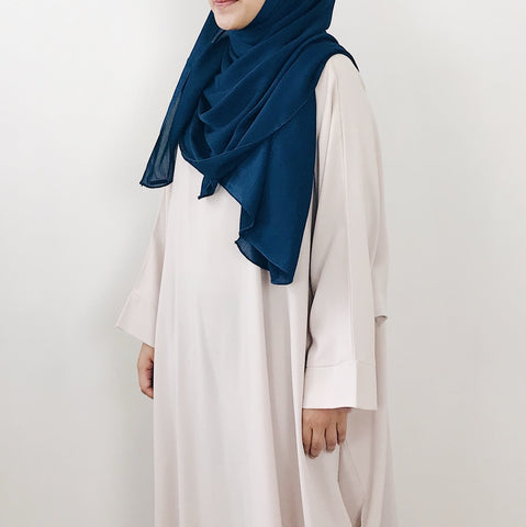 Textured Satin : Cobalt