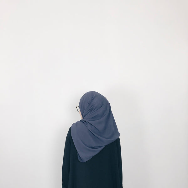 Korean Chiffon : Dark Grey