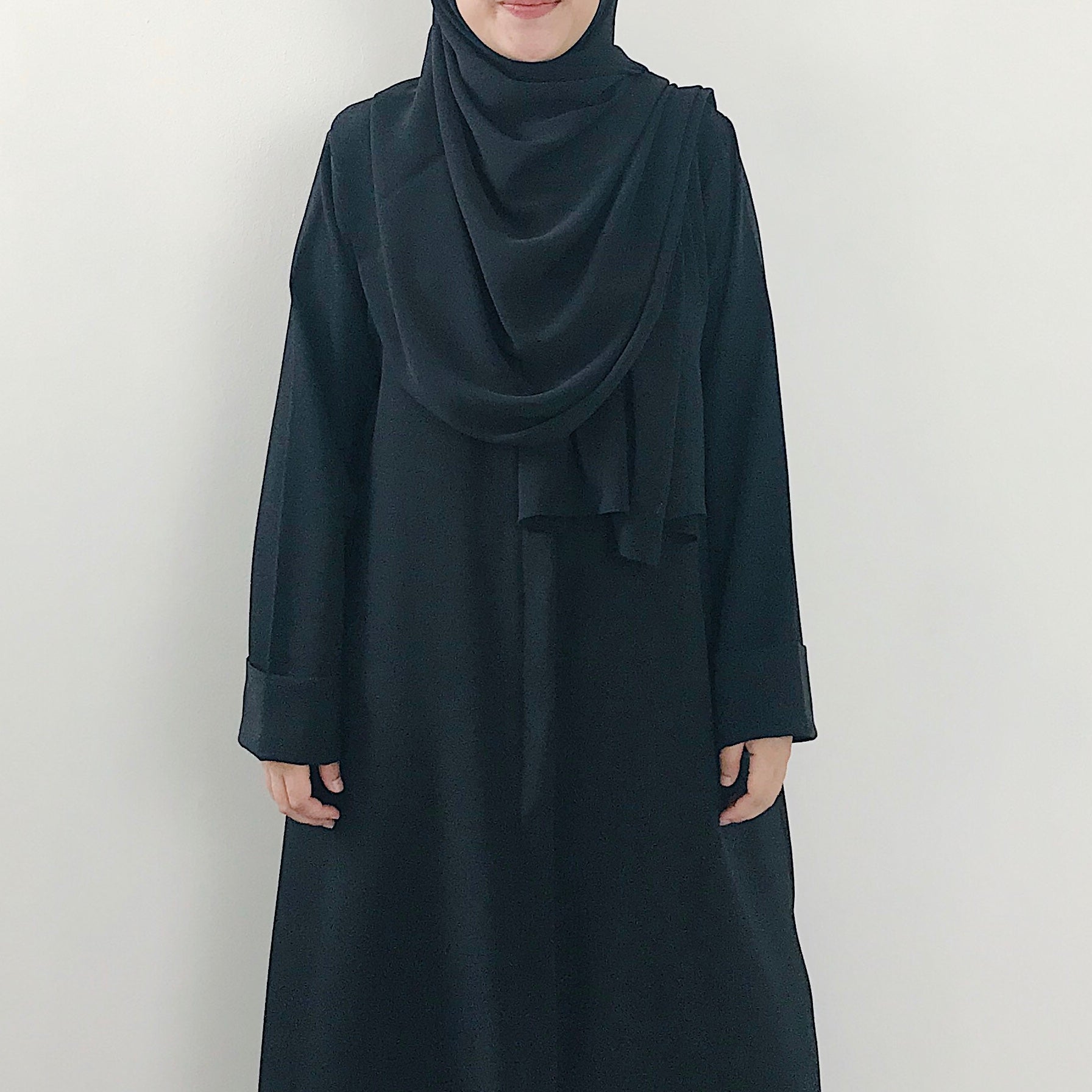 Textured Chiffon : Black