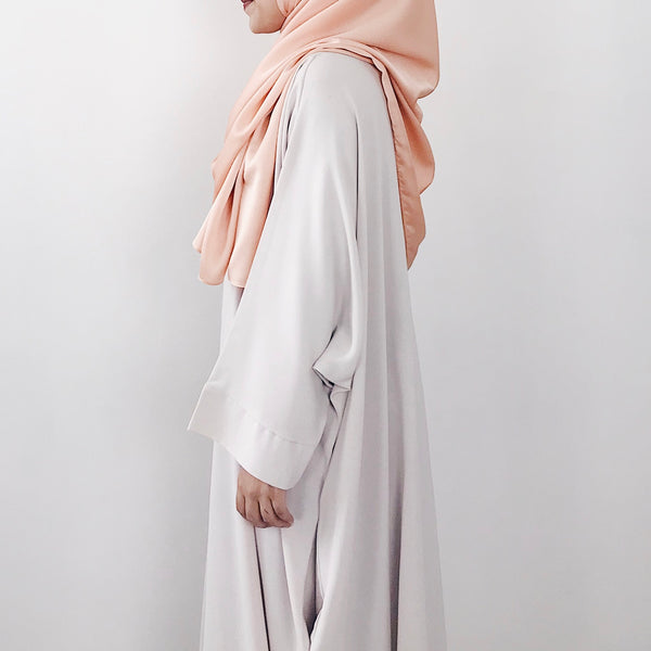 Satin Crepe : Peach