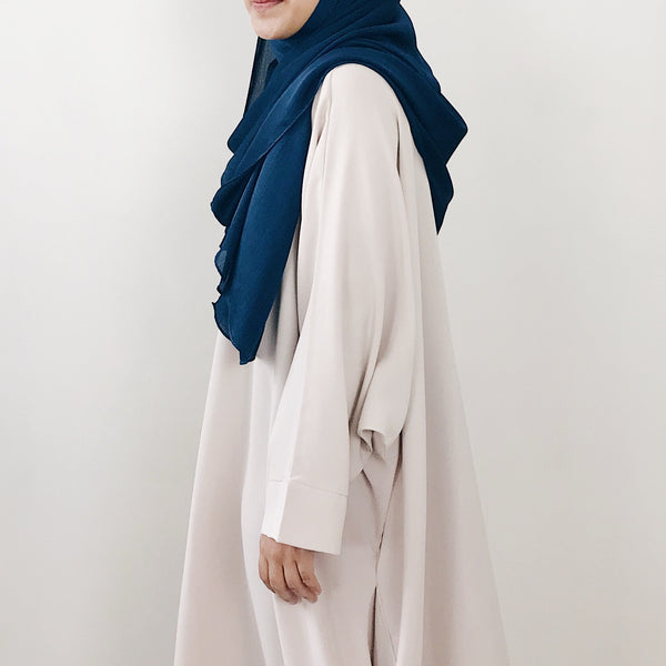 Textured Satin : Cobalt