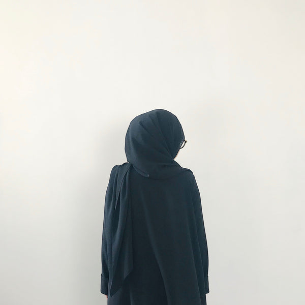 Textured Chiffon : Black