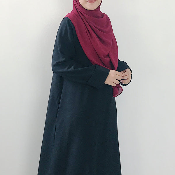 AS/IS - Textured Chiffon : Scarlet