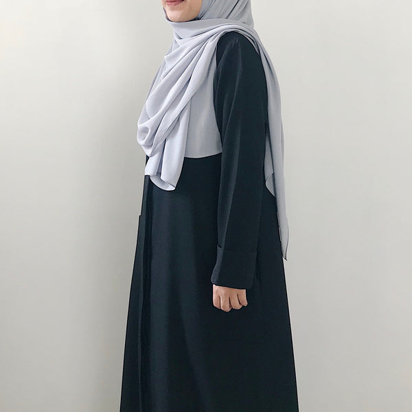 Textured Chiffon : Light Grey