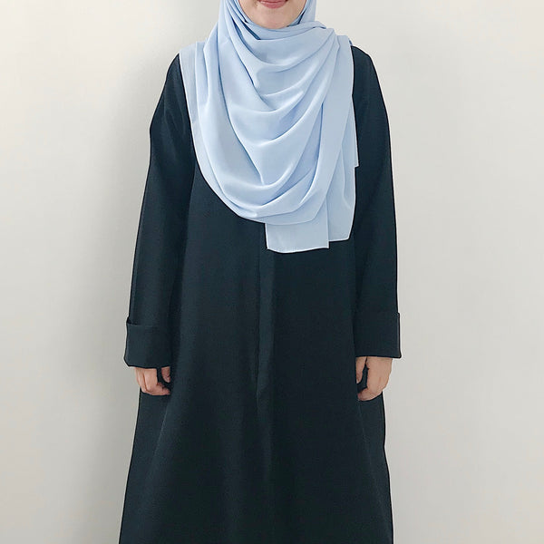 Textured Chiffon : Light Blue