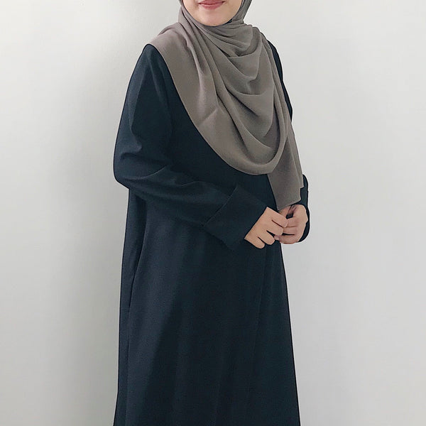 Textured Chiffon : Ash Brown