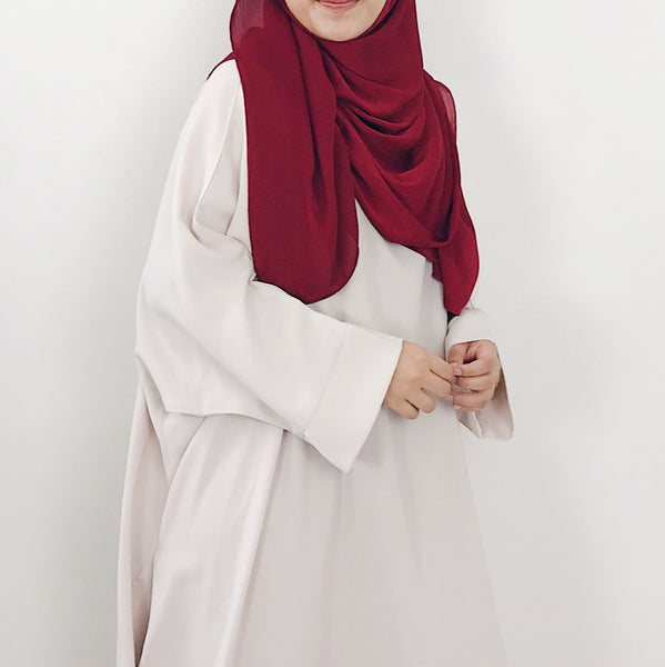 Textured Satin : Red