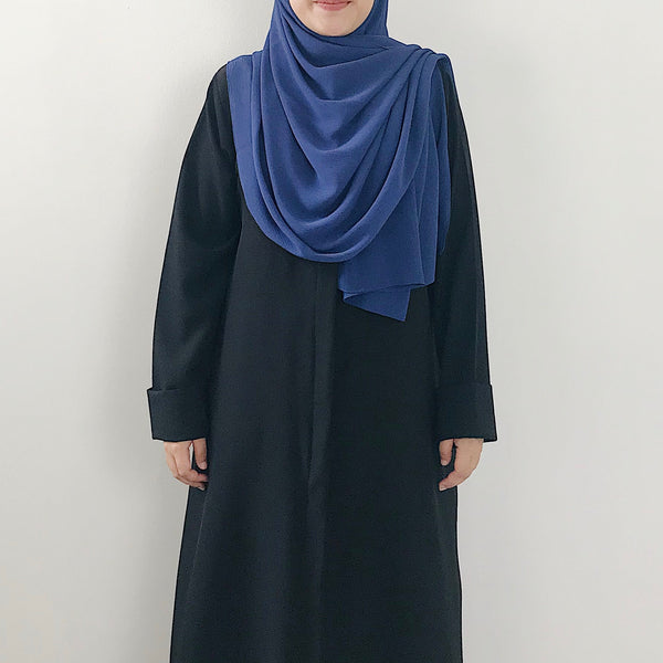 Textured Chiffon : Violet Blue