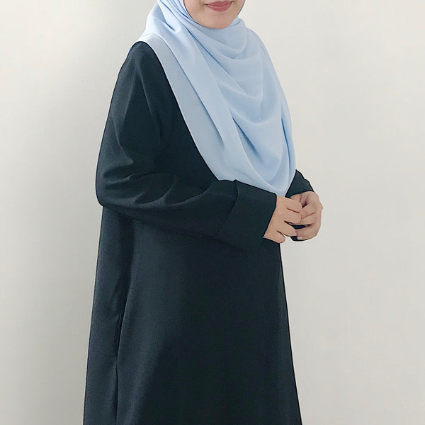 Textured Chiffon : Light Blue