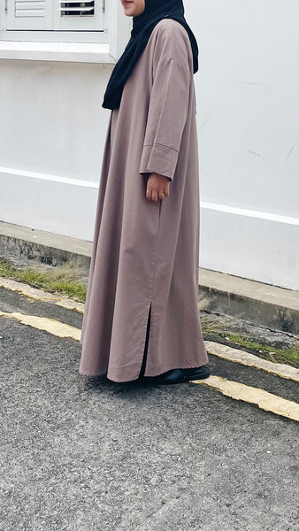 Cotton Linen Dress : Oak