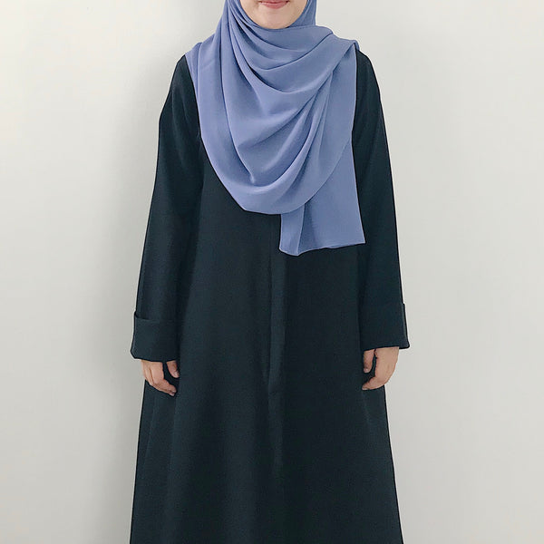 Textured Chiffon : Indigo