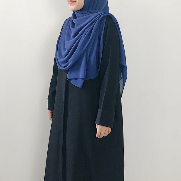 Textured Chiffon : Violet Blue