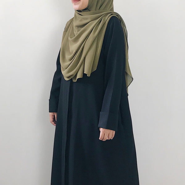 Textured Chiffon : Olive