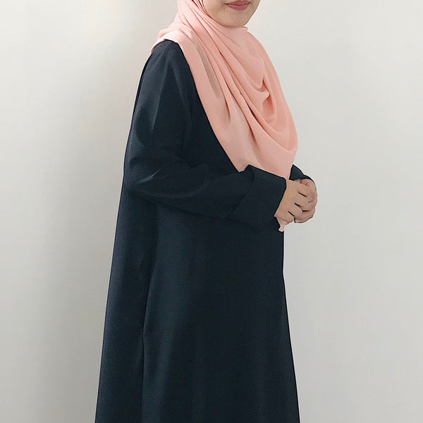 Textured Chiffon : Salmon