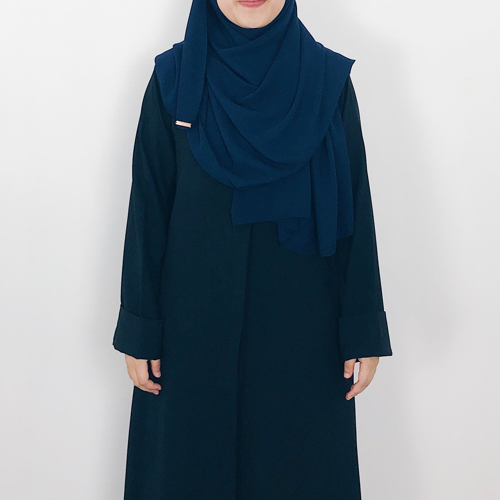 Korean Chiffon : Deep Blue