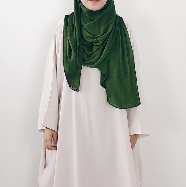 Textured Satin : Green