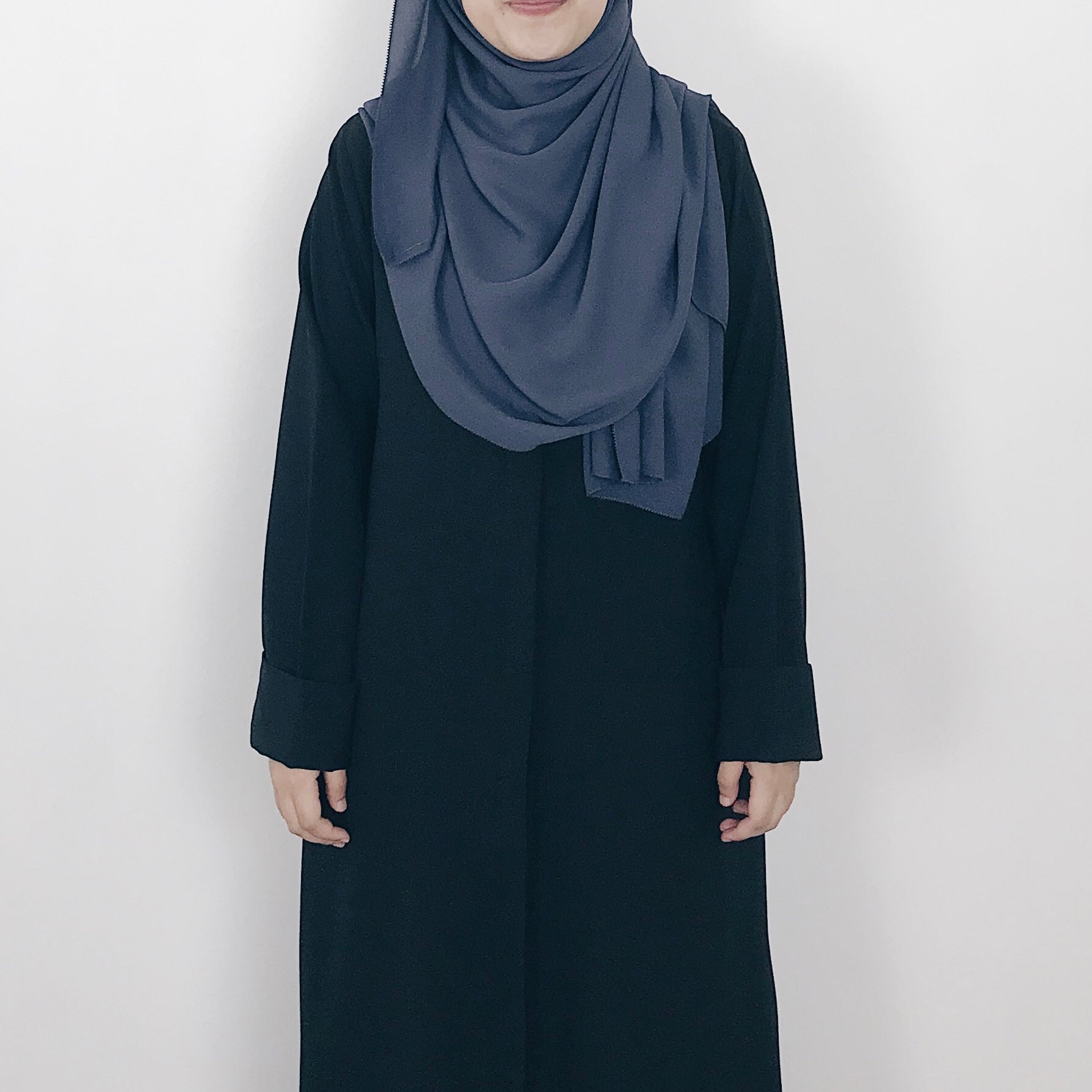 Korean Chiffon : Dark Grey