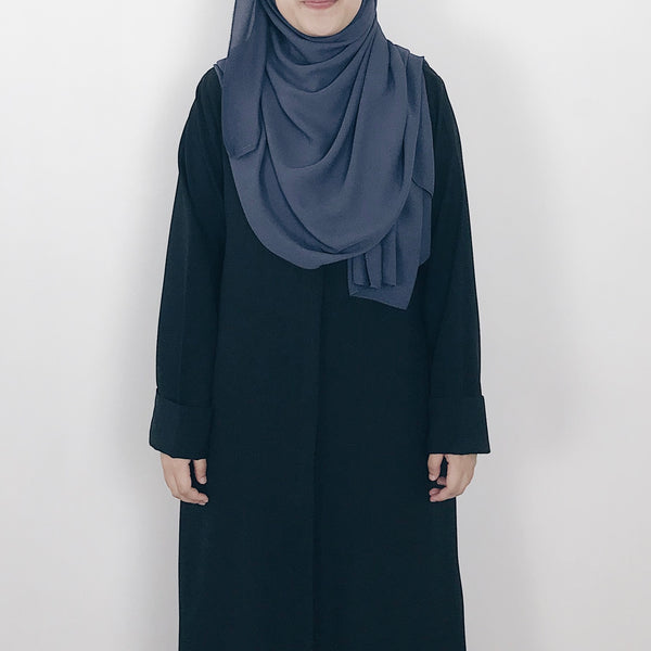 Korean Chiffon : Dark Grey
