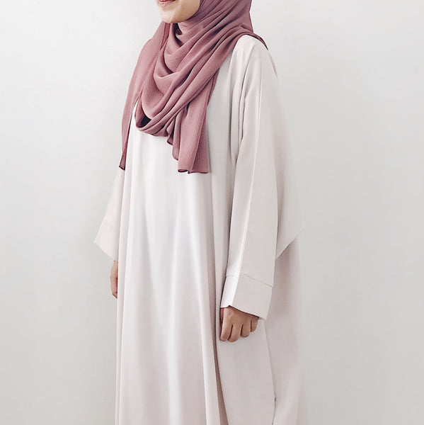 Textured Satin : Metallic Rose