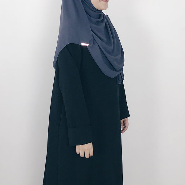 Korean Chiffon : Dark Grey