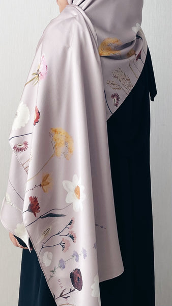 Printed : Border in Powder Pink