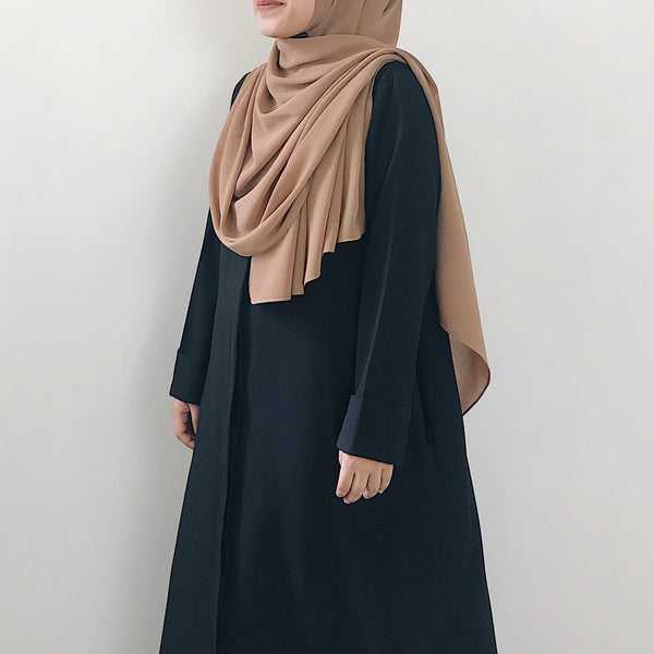 Textured Chiffon : Pecan