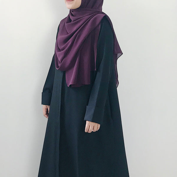 Textured Chiffon : Mulberry