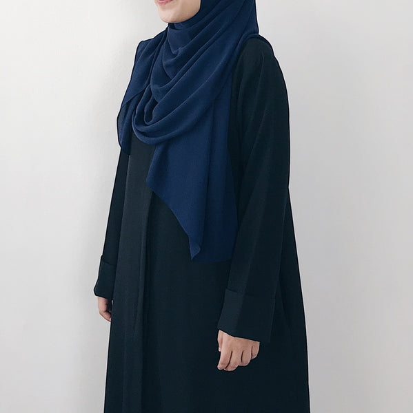 Korean Chiffon : Navy