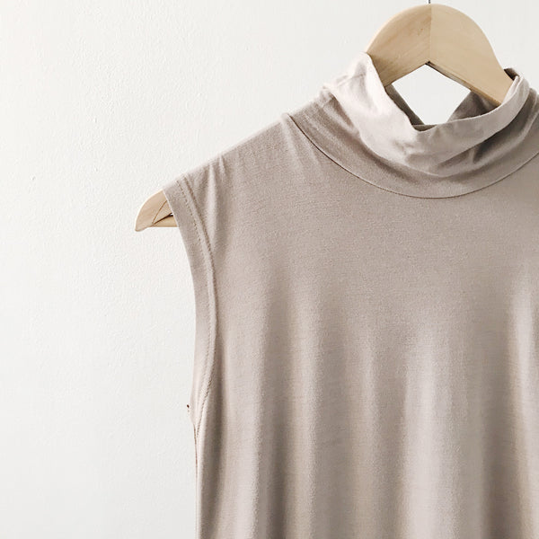 Essentials : Inner Dress in Tan
