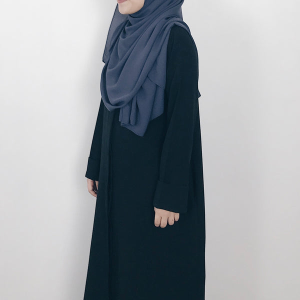 Korean Chiffon : Dark Grey