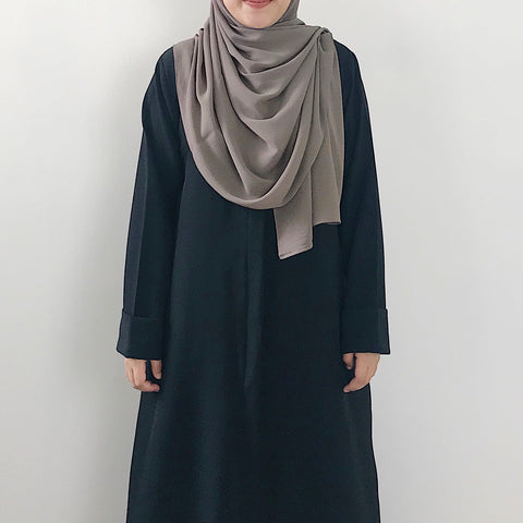 Textured Chiffon : Ash Brown