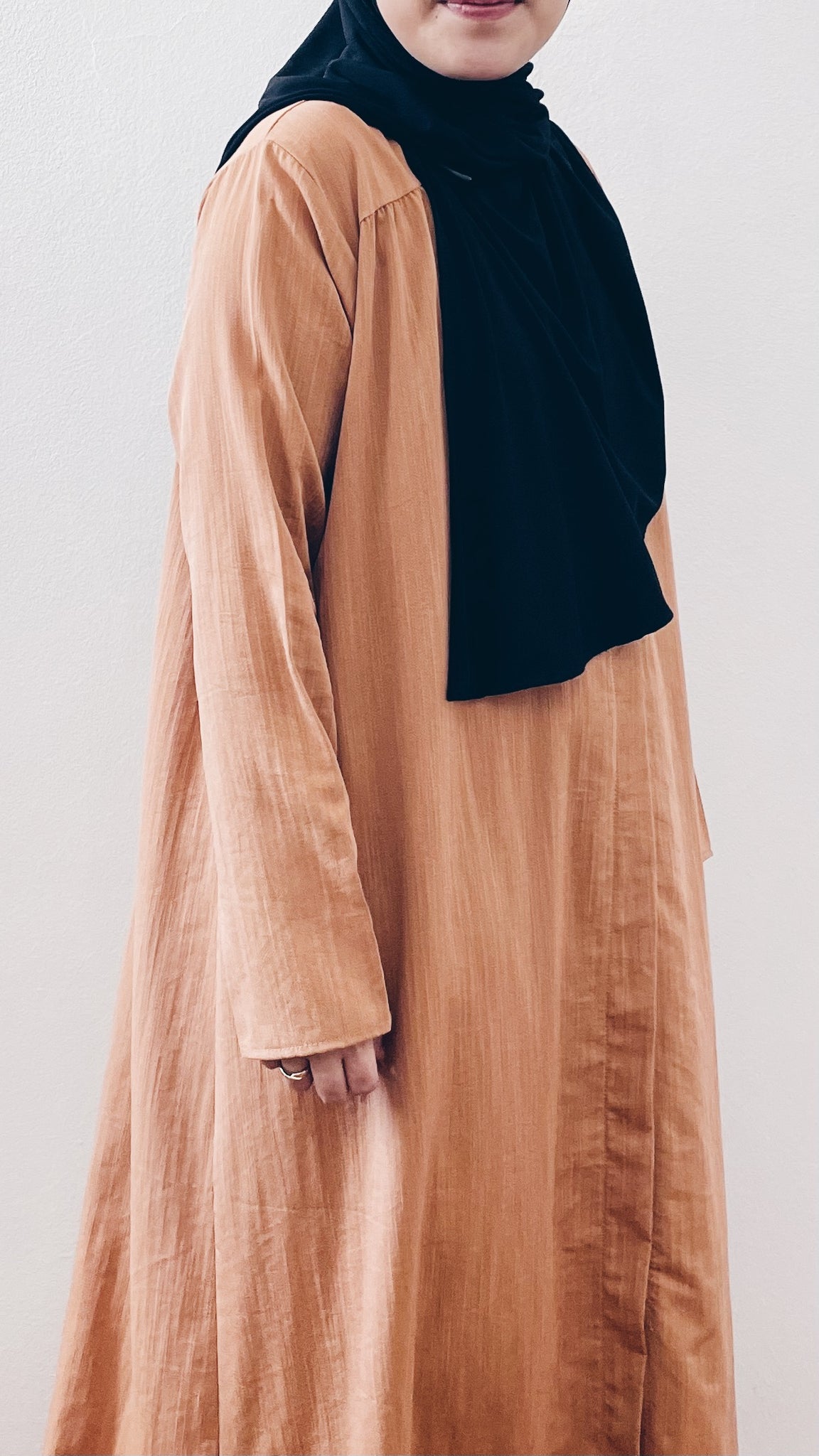 Front-Button Dress : Amber