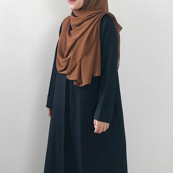 Textured Chiffon : Brownie