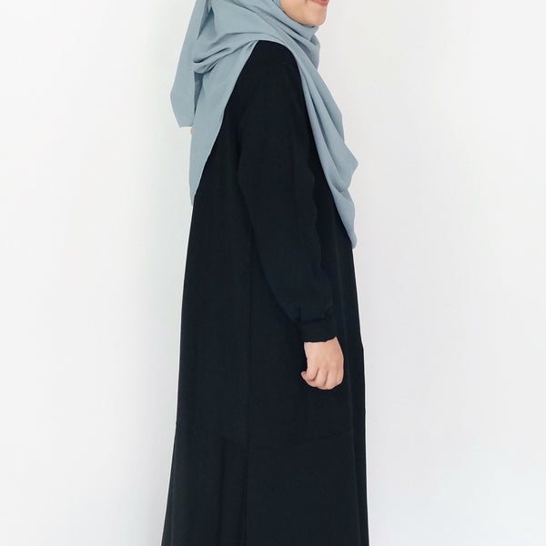 Premium Chiffon : Dusty Blue