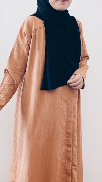 Front-Button Dress : Amber