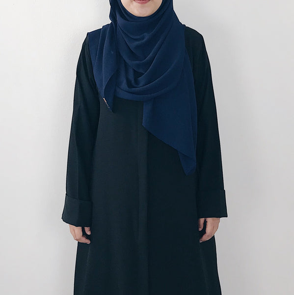 Korean Chiffon : Navy