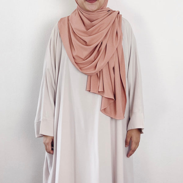 Ribbed Jersey : Peach