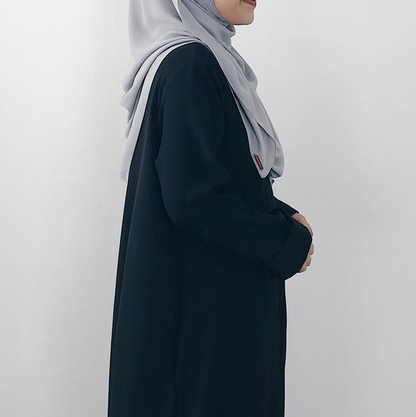 Korean Chiffon : Light Grey