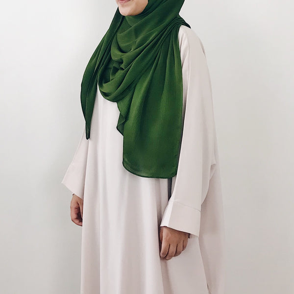 Textured Satin : Green