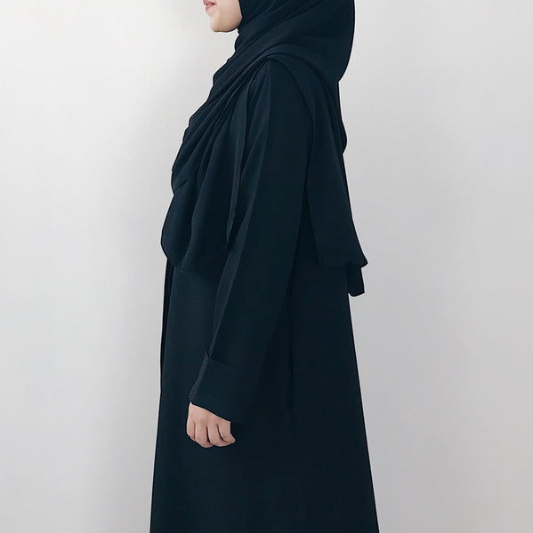 Korean Chiffon : Black