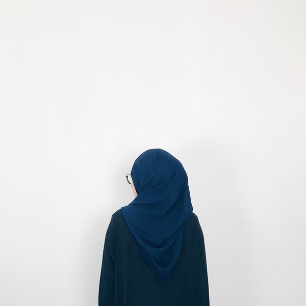 Korean Chiffon : Deep Blue