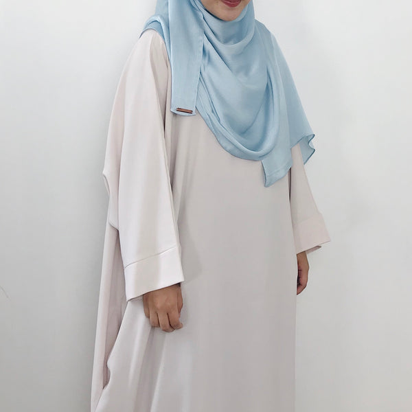 Textured Satin : Baby Blue