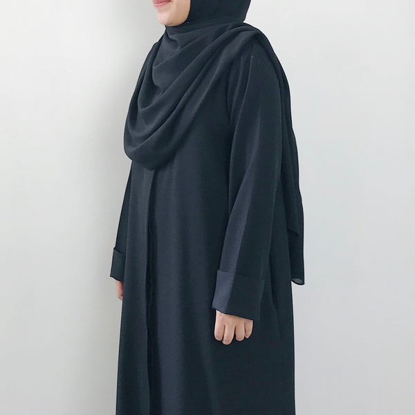 Korean Chiffon : Black