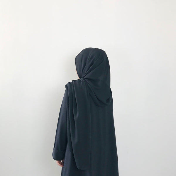 Korean Chiffon : Black