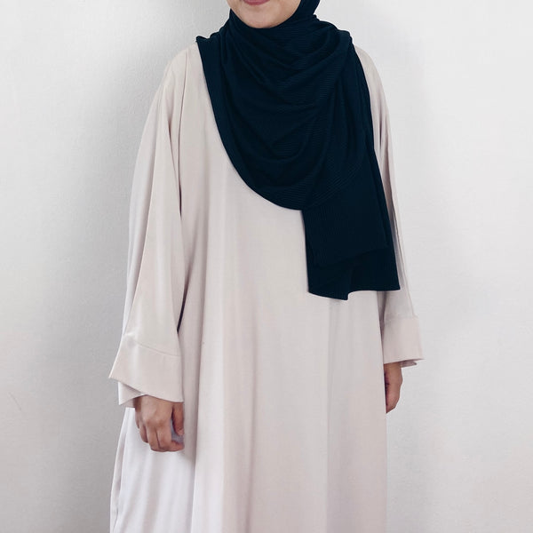 Ribbed Jersey : Black