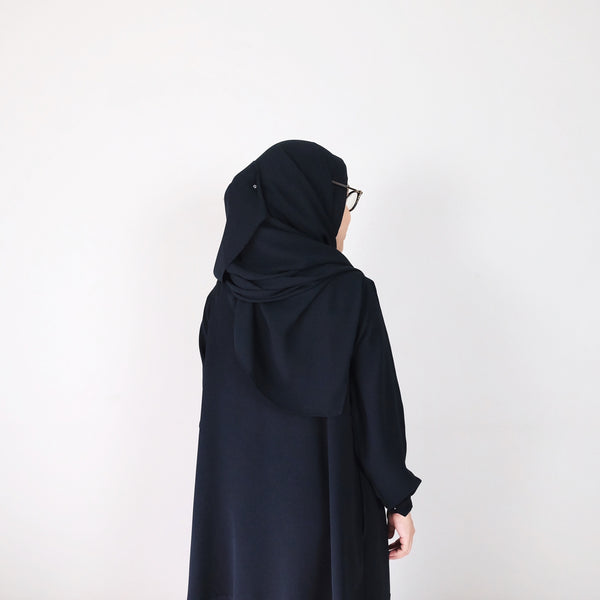 Textured Chiffon : Black