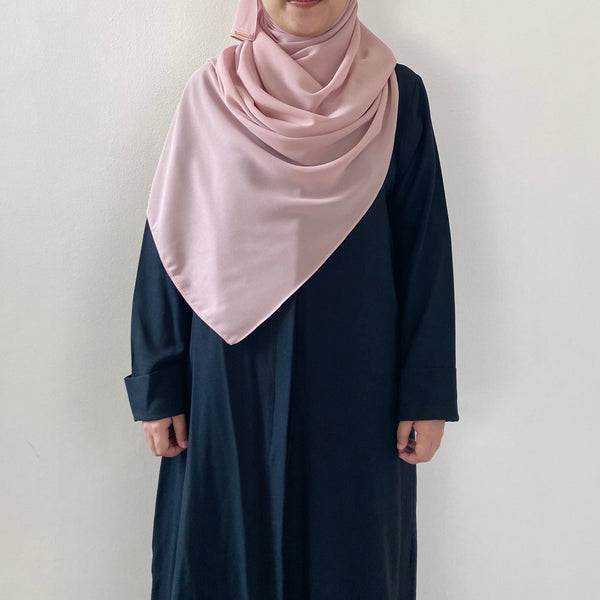 Tie-Back Shawl : Blush