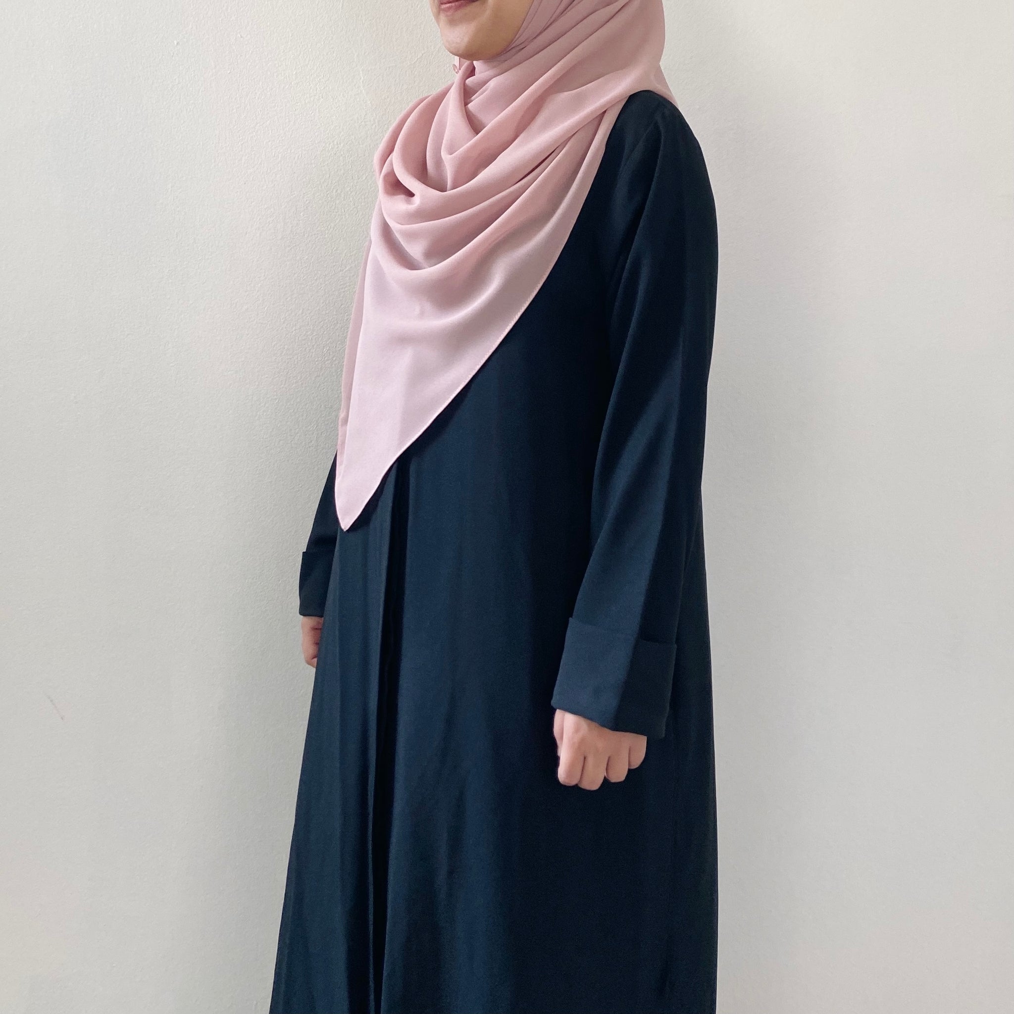 Tie-Back Shawl : Blush